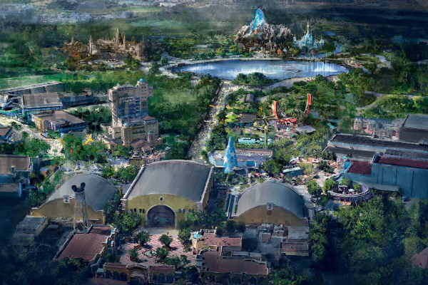 De nouveaux univers vont être créés dans l'extension du parc Euro Disney. © Euro Disney