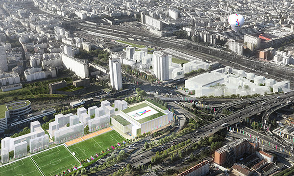  L’Arena 2 doit venir s’installer au sein de la ZAC de la Gare des Mines, située Porte de la Chapelle (18e arr.). © Paris 2024/Ph. Guignard 