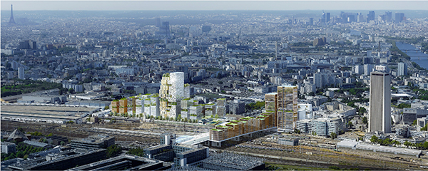 Projet "Les Lumières Pleyel", lauréat d'Inventons la métropole du Grand Paris. © Sogelym Dixence