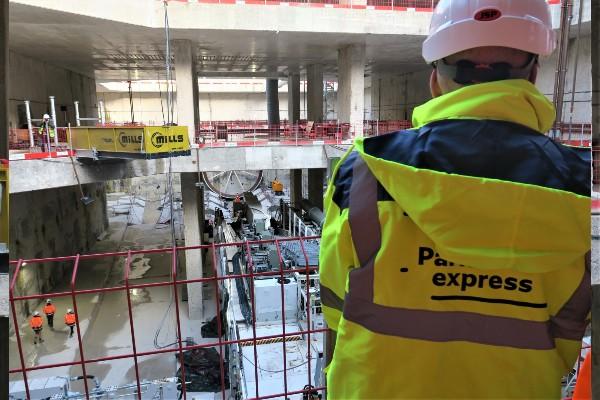 Les chantiers du Grand Paris express redémarrent progressivement. © JGP