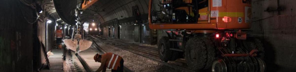 RATP : photo chantier rénovation RER A
